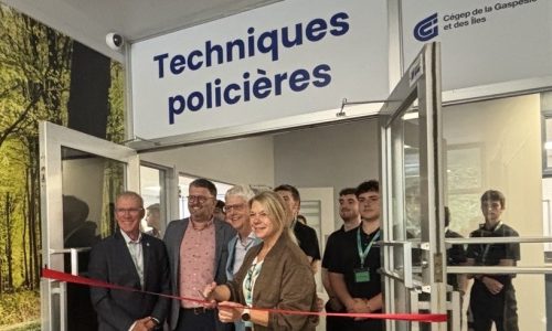 Cégep Gaspé Techniques policières inaugure nouveaux espaces 2
