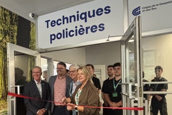 Cégep Gaspé Techniques policières inaugure nouveaux espaces 2