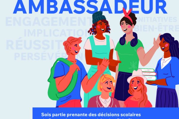 Centre services scolaire Chic-Chocs Affiche élève Ambassadeur