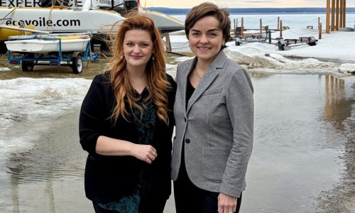 Christine Fréchette avec Catherine Blouin Carleton