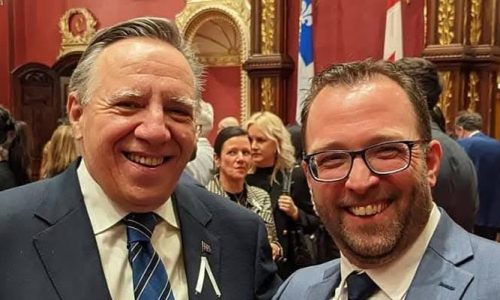 Daniel Côté Ass Nat avec François Legault