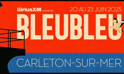Festival BleuBleu Carleton affiche 2025