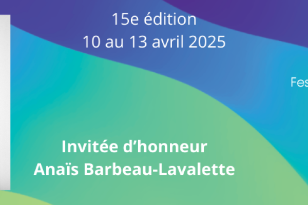 Festival Vues sur mer Gaspé affiche 15e édition 2025