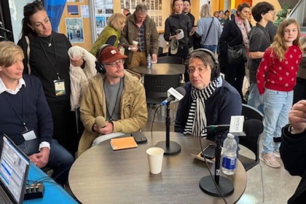 Festival journalisme Carleton délégation belge avec Bertin Leblancjpg