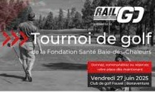 Fondation santé BDC tournoi golf annuel 2025 affiche