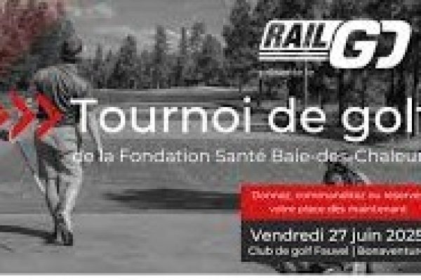 Fondation santé BDC tournoi golf annuel 2025 affiche