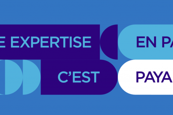 Institut national de la paie logo avec slogan