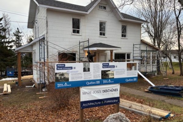 Maison René Lévesque travaux 1