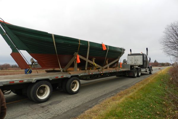 Site historique Paspébiac barge Marie-Thérèse arrivée 1