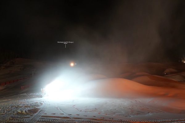 Station touristique Pin Rouge web cam canons neige 2 12 déc 2025