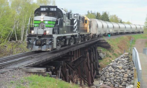 Train marchandise Gaspésie