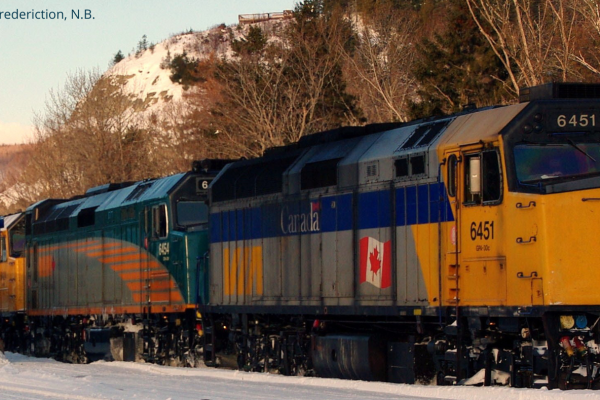 Via Rail locomotive convoi 3